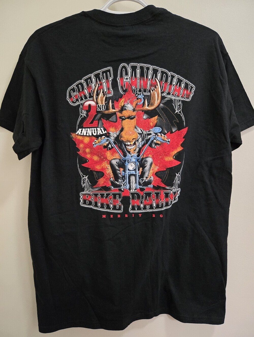 Great Canadian Bike Rally TShirt (MEDIUM) - Picture 1 of 3